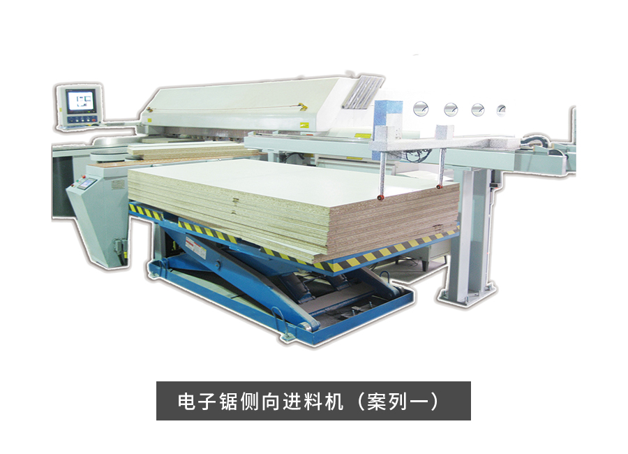 電子鋸側向進料機（案例1）