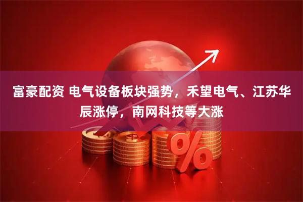 富豪配资 电气设备板块强势，禾望电气、江苏华辰涨停，南网科技等大涨